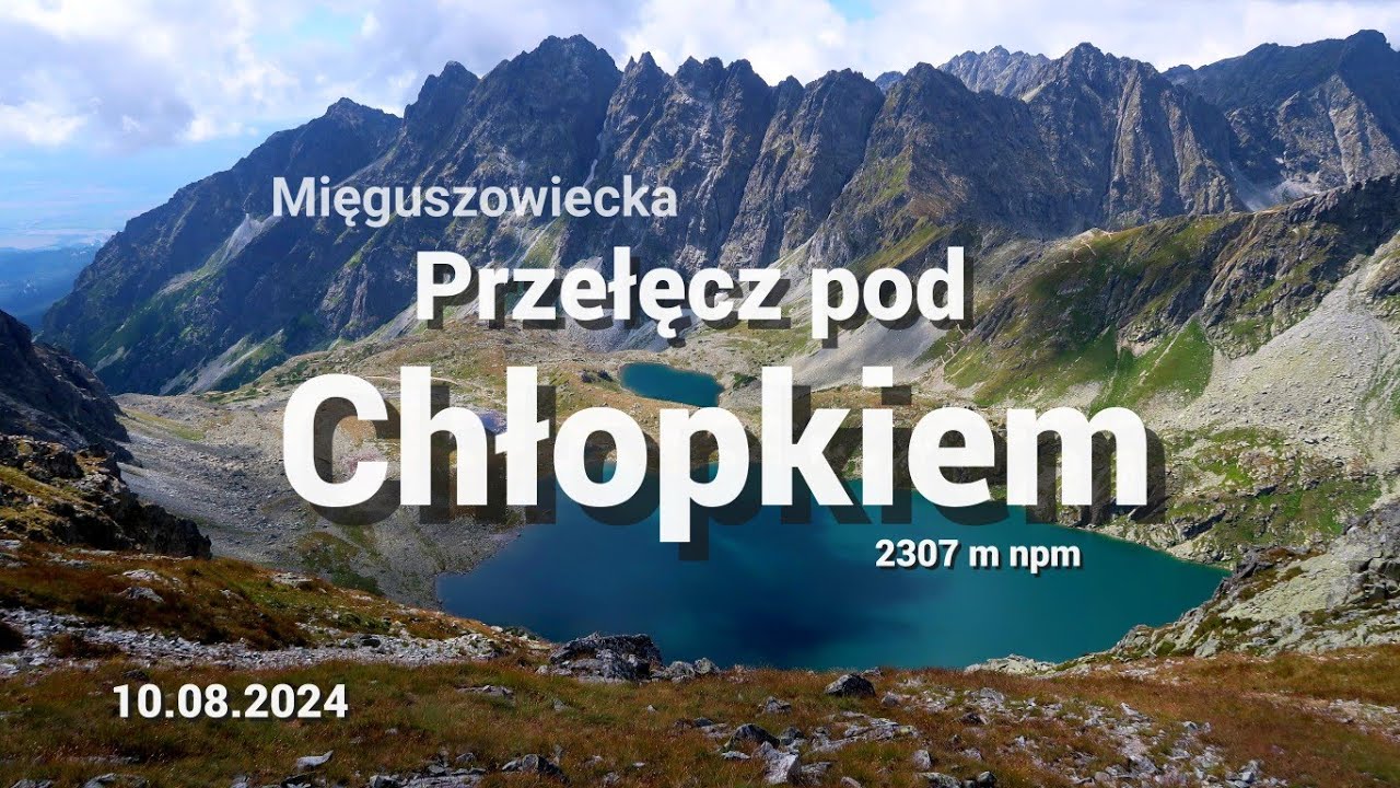 Przełęcz pod Chłopkiem (2307 m npm) - Kazalnica - Morskie Oko - Czarny Staw pod Rysami - 10.08.2024