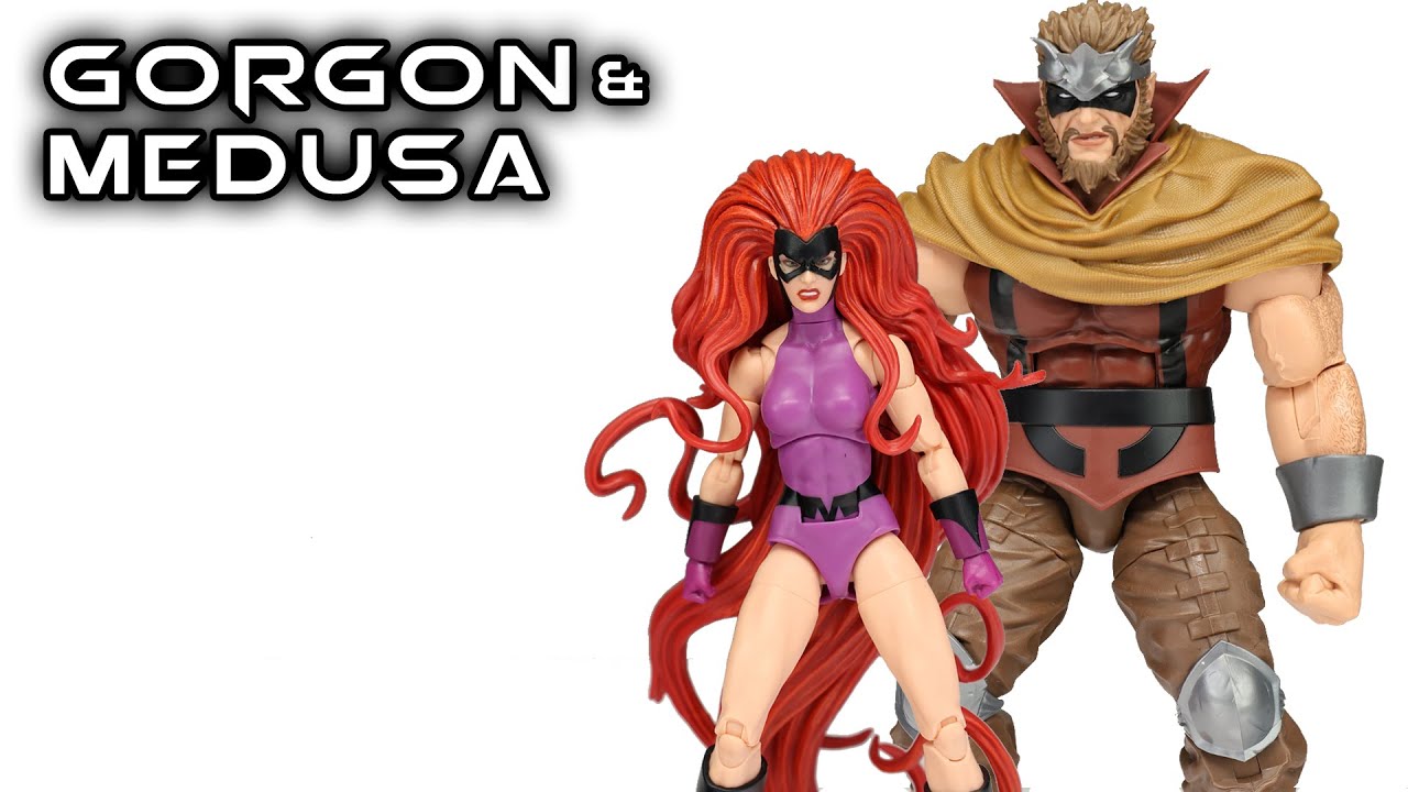 Marvel Legends GORGON & MEDUSA Inhumans 2pk Action Figure Review