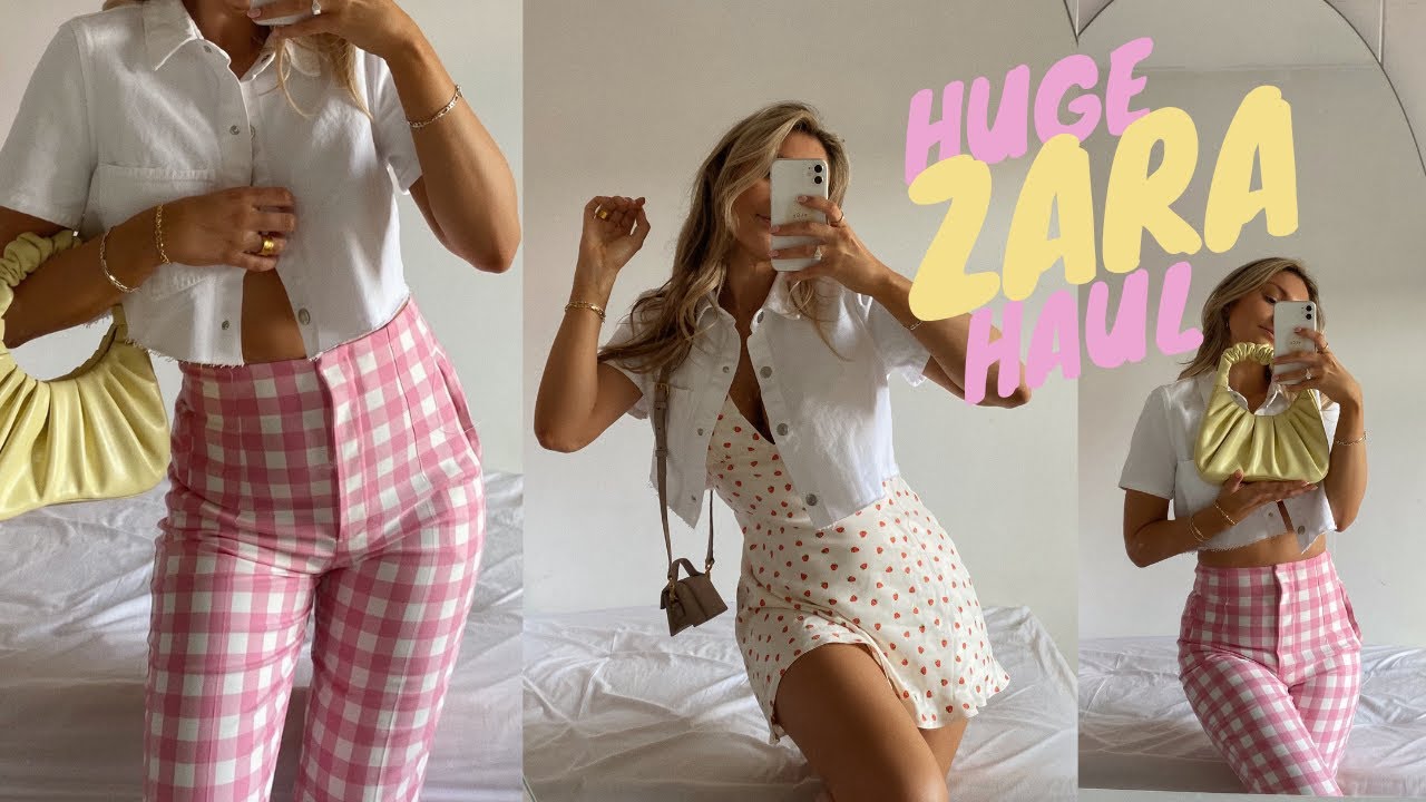 HUGE ZARA HAUL / SPRING SUMMER NEW IN / CHATTY TRY ON / LAUREN CROWE