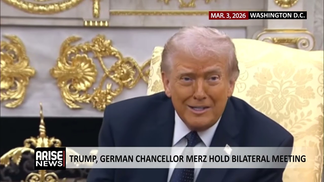 TRUMP, GERMAN CHANCELLOR MERZ HOLD BILATERAL MEETING 