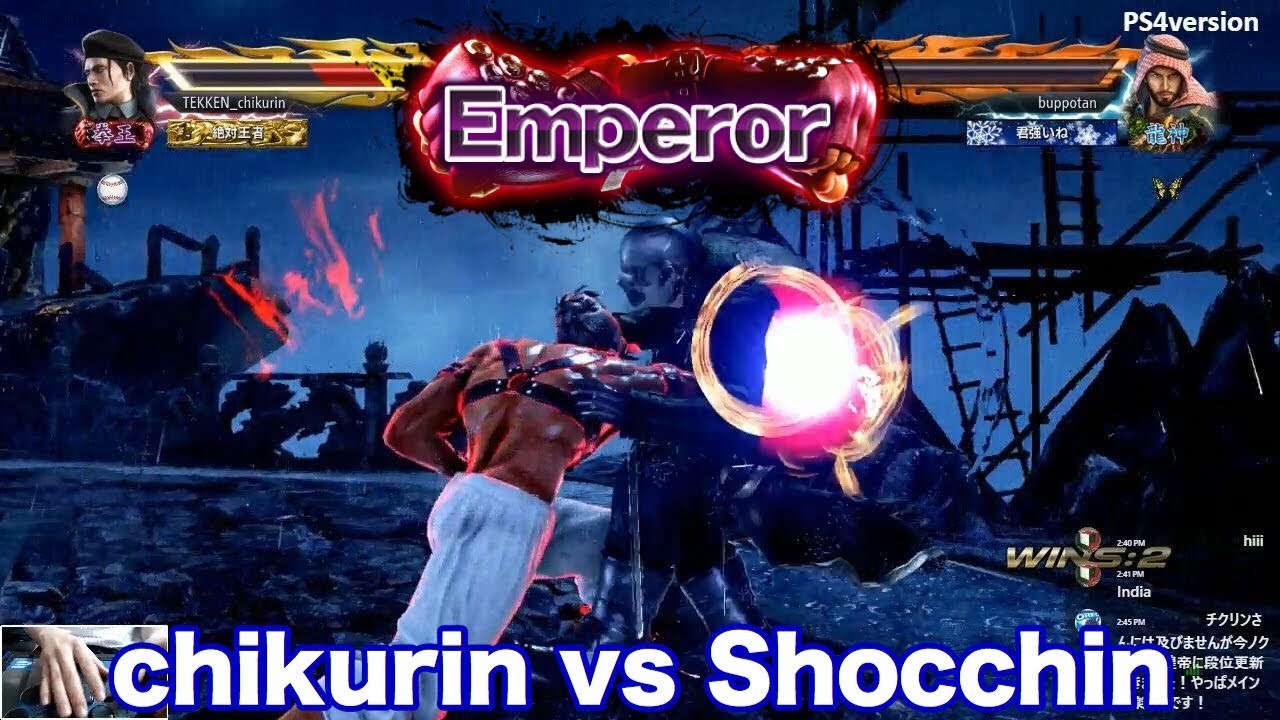 2018/11/07 TEKKEN7 chikurin(Dragunov) vs Shocchin(shaheen) part2