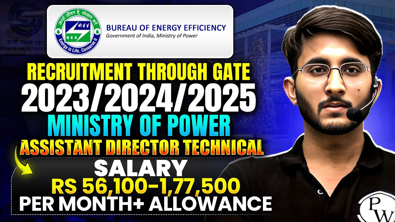 Bureau of Energy Efficiency Recruitment 2025 | Assistant Director Technical | GATE 2025/2024/2023