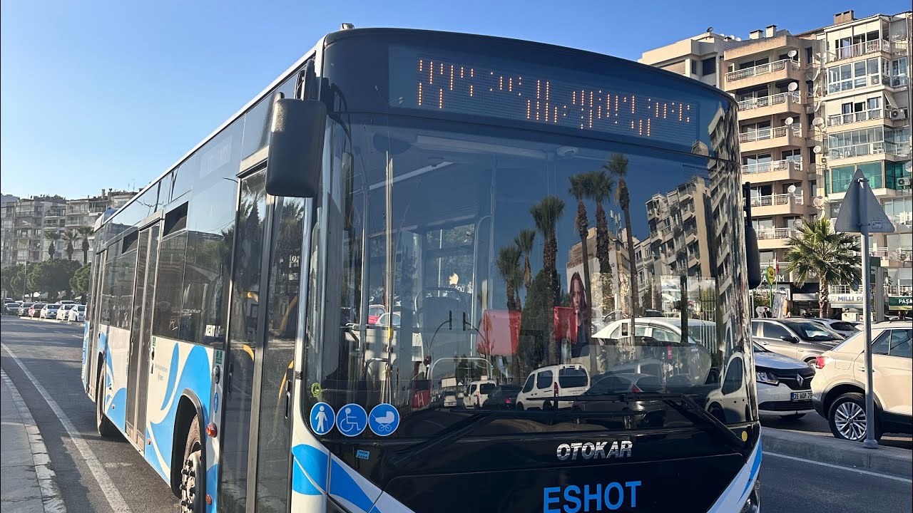 İzmir'de 777 ile Karşıyaka İskele-Doğal Yaşam Parkı Arası Otobüsle Seyahat
