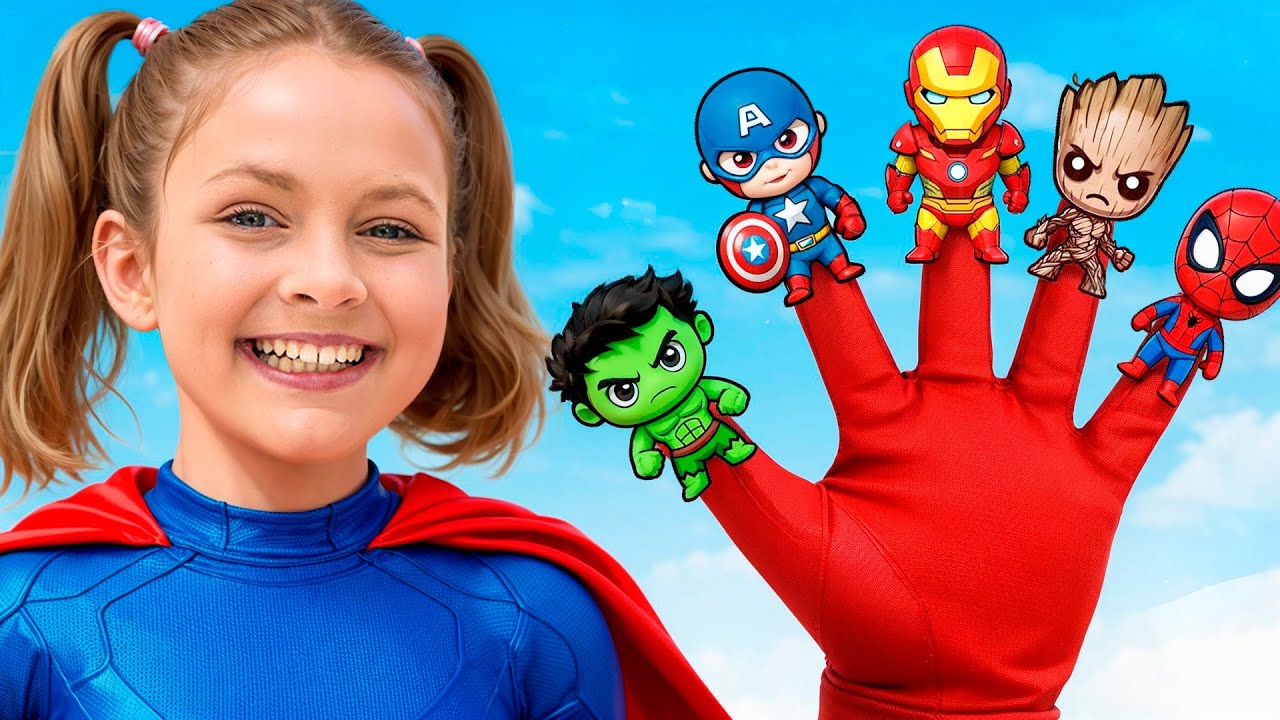 Jumping Superheroes: Five Fun Friends!