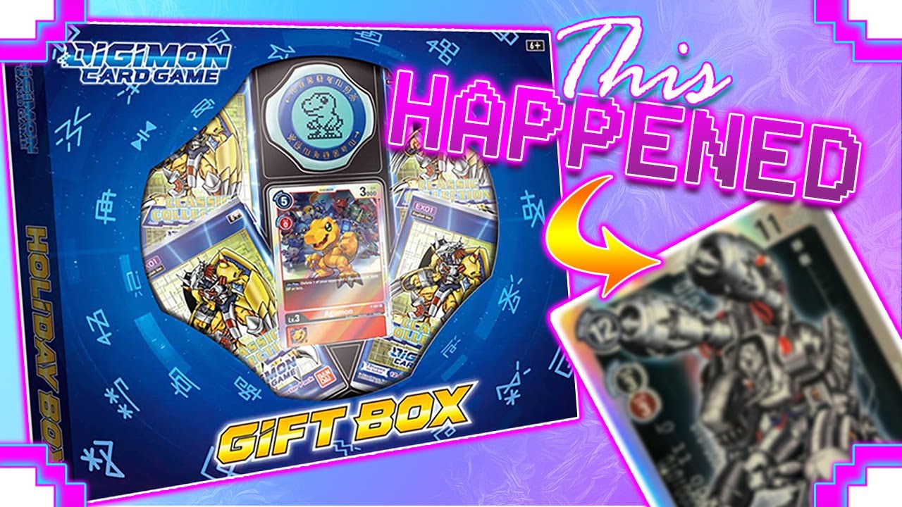 Opening a Digimon Gift Box with My Daughter…