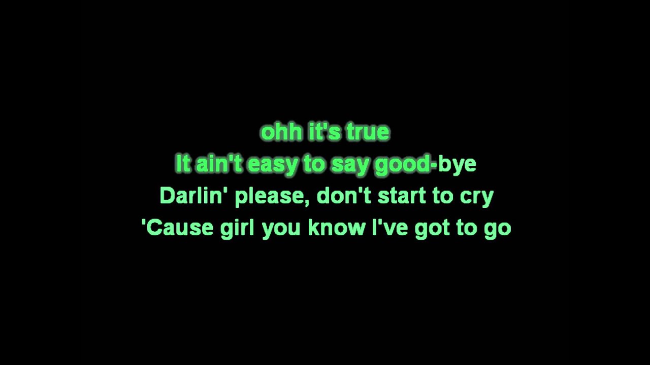 Eagle Eye Cherry - Save Tonight (Karaoke)