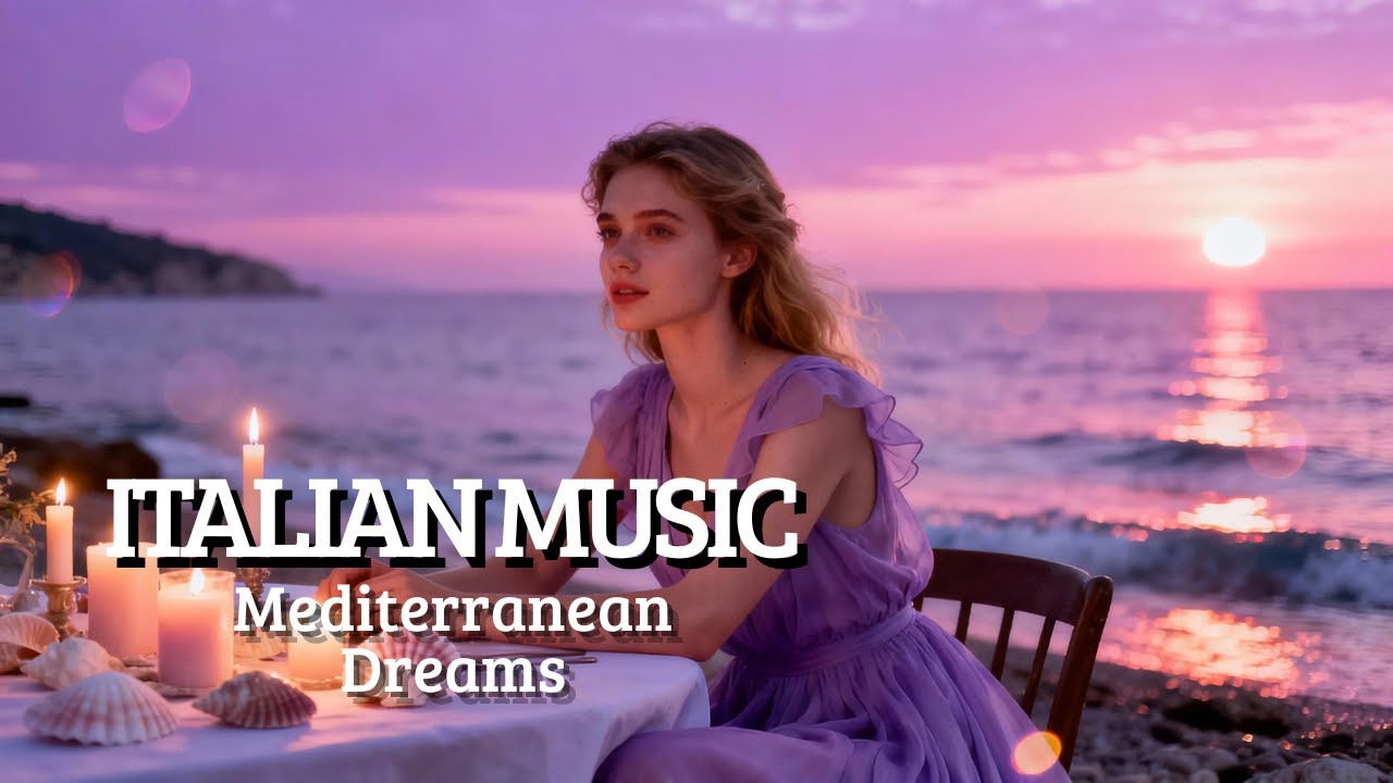 Italy Relax Vibes Instrumental 🎶 2+ Hours Mediterranean Atmosphere Amalfi Coast Sunset