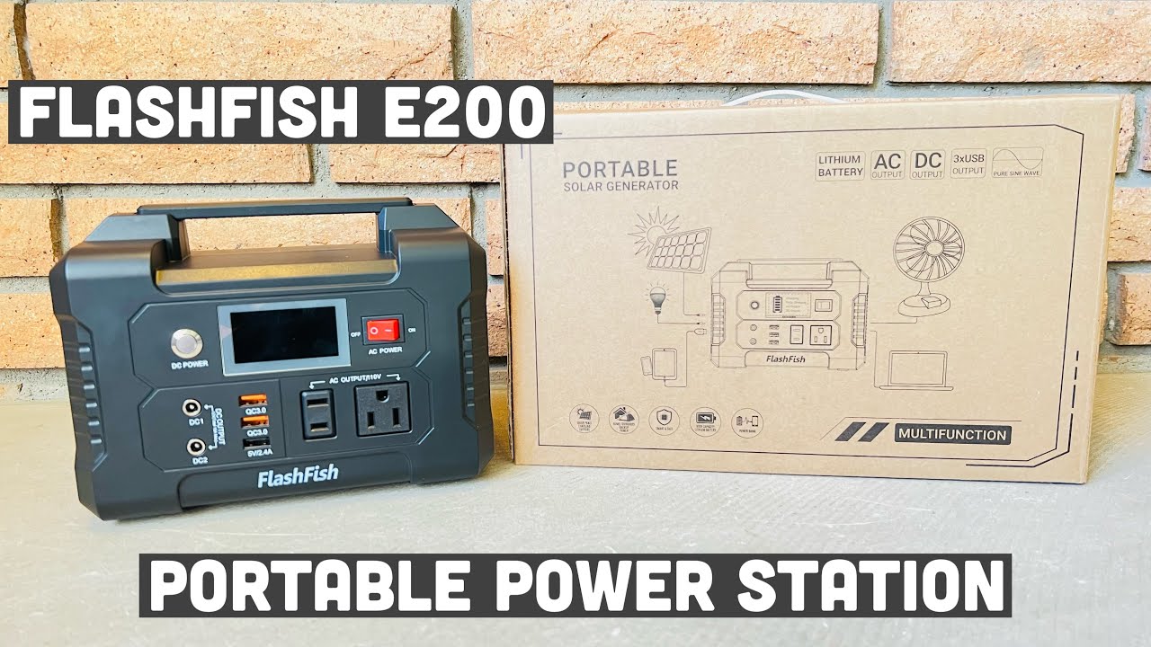 FlashFish E200 Budget Portable Power Station
