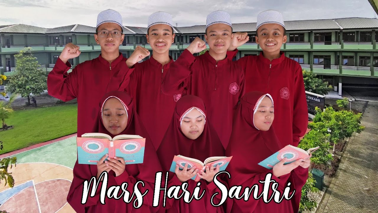MARS HARI SANTRI cover by SMP Ar-Risalah Lirboyo Kota Kediri