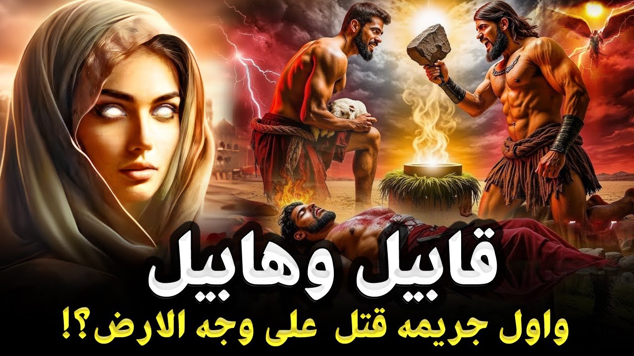قصص الانبياء I قصة ابني ادم قابيل وهابيل ؟ وأول جريمة قـ ـتـ,ل في تاريخ الارض !! قصة تسمعها لاول مرة