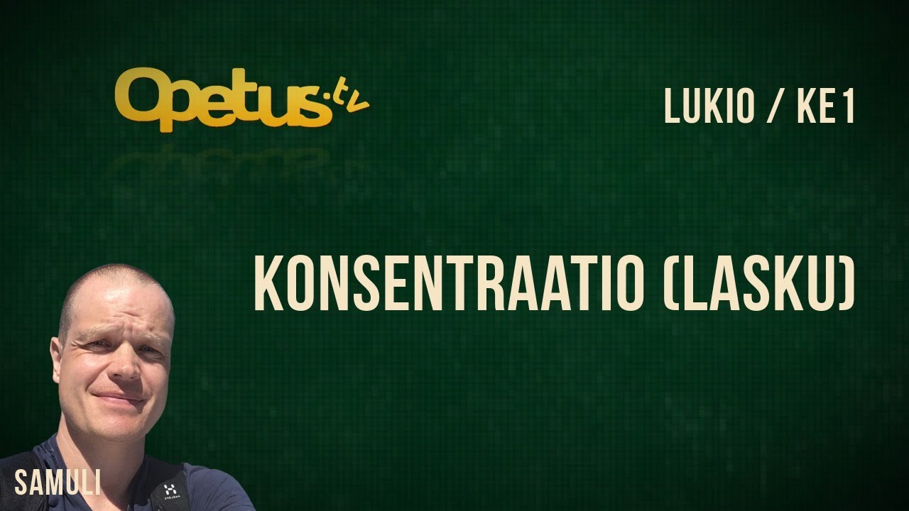Konsentraatio (lasku)