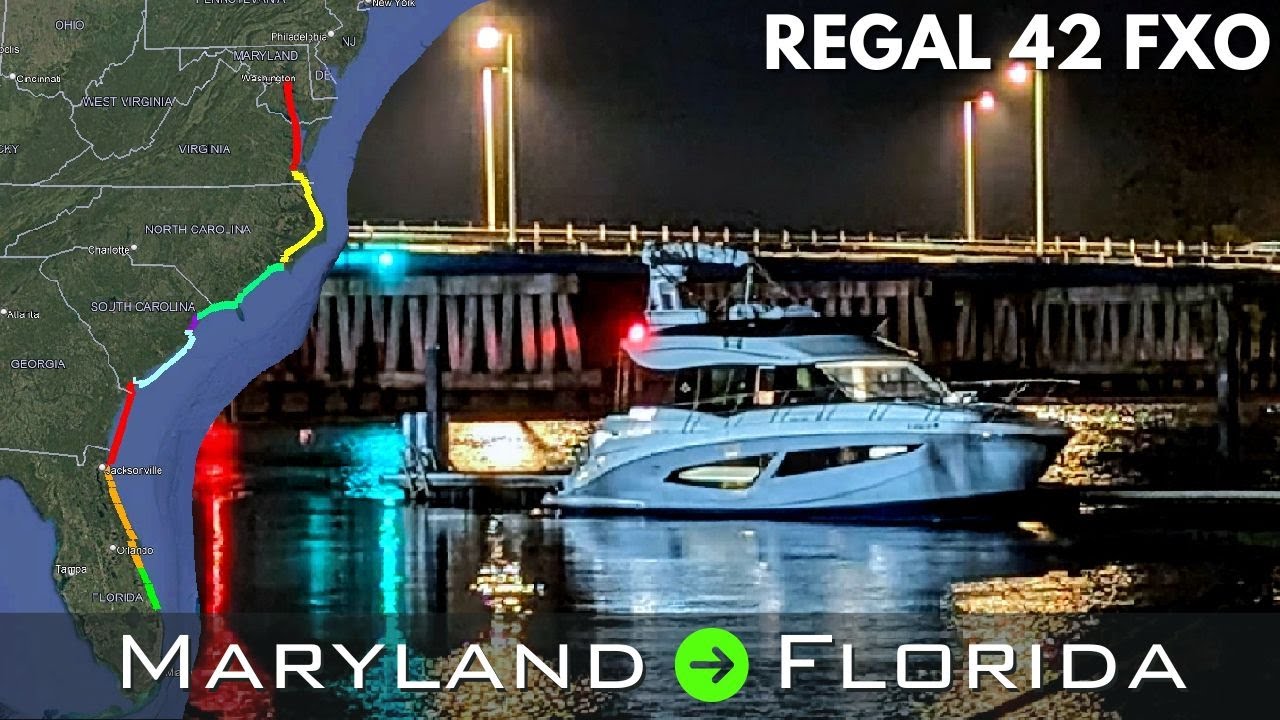 1,078 Mile Yacht Delivery - Problem Solving to Success - Regal 42 FXO
