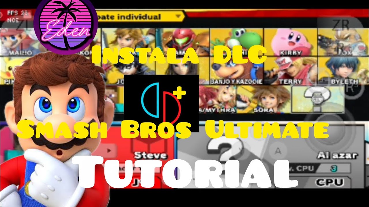 Cómo Añadir DLC al Yuzu Emulador + Súper Smash Bros Ultimate en Android | Tutorial