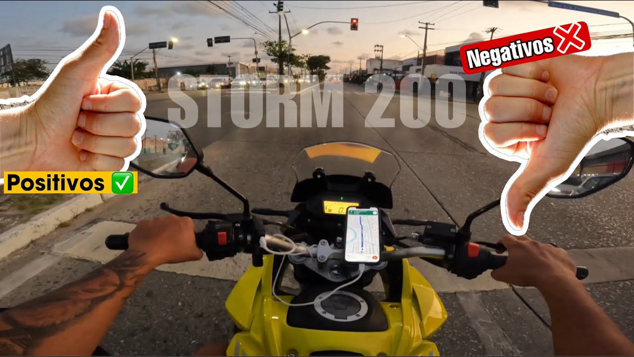 Pontos positivos ✅ e negativos❌ da  #STORM200 (opinião do proprietário )