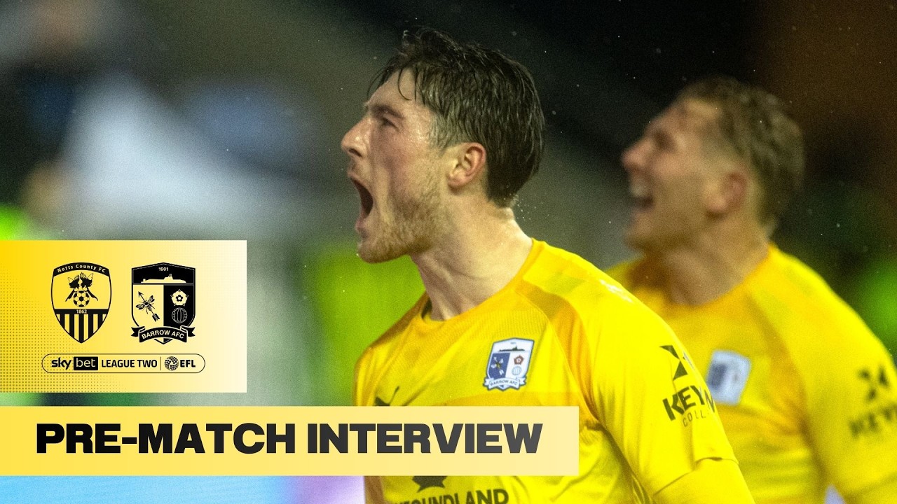 Jack Earing Pre-Match: Notts County (A)