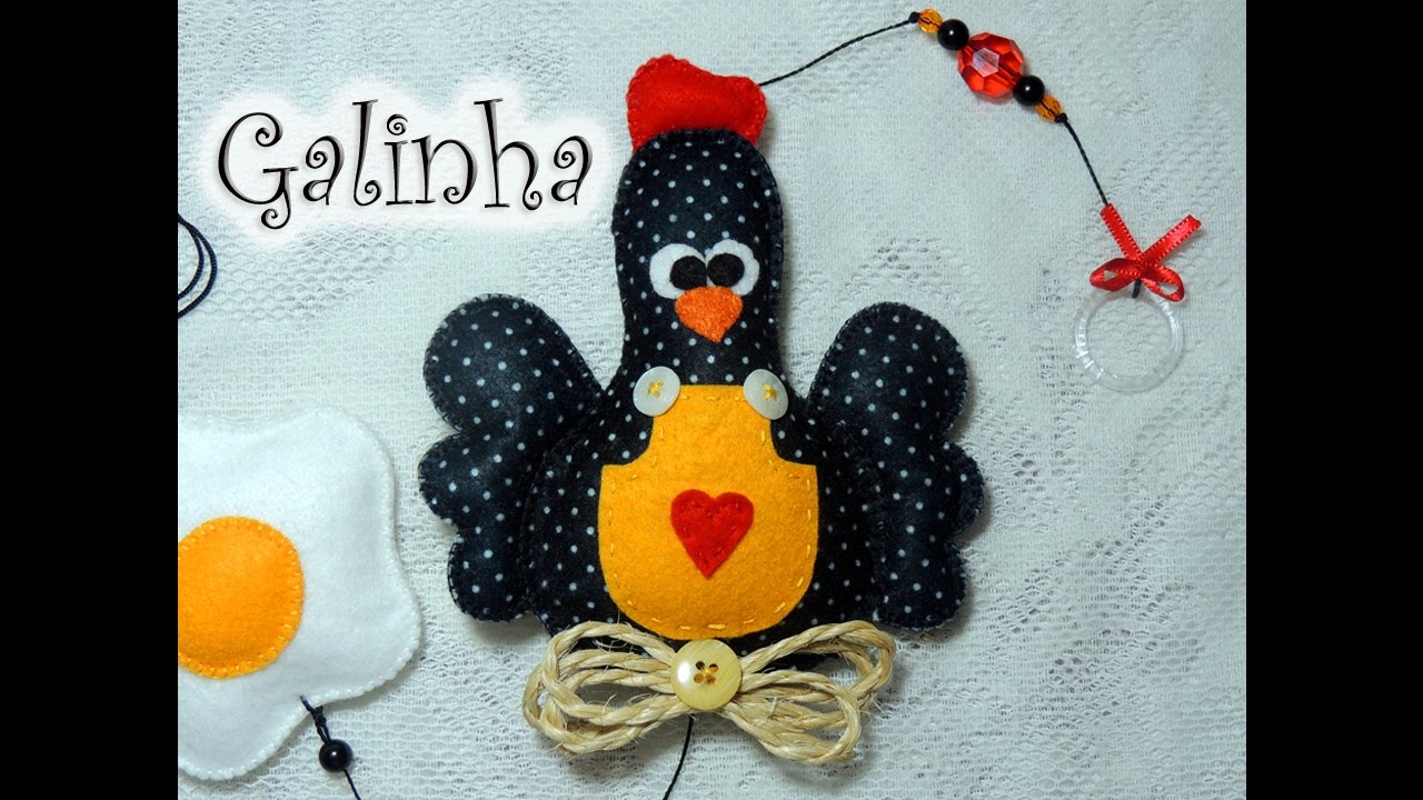 artesanato passo a passo: mobile de galinha
