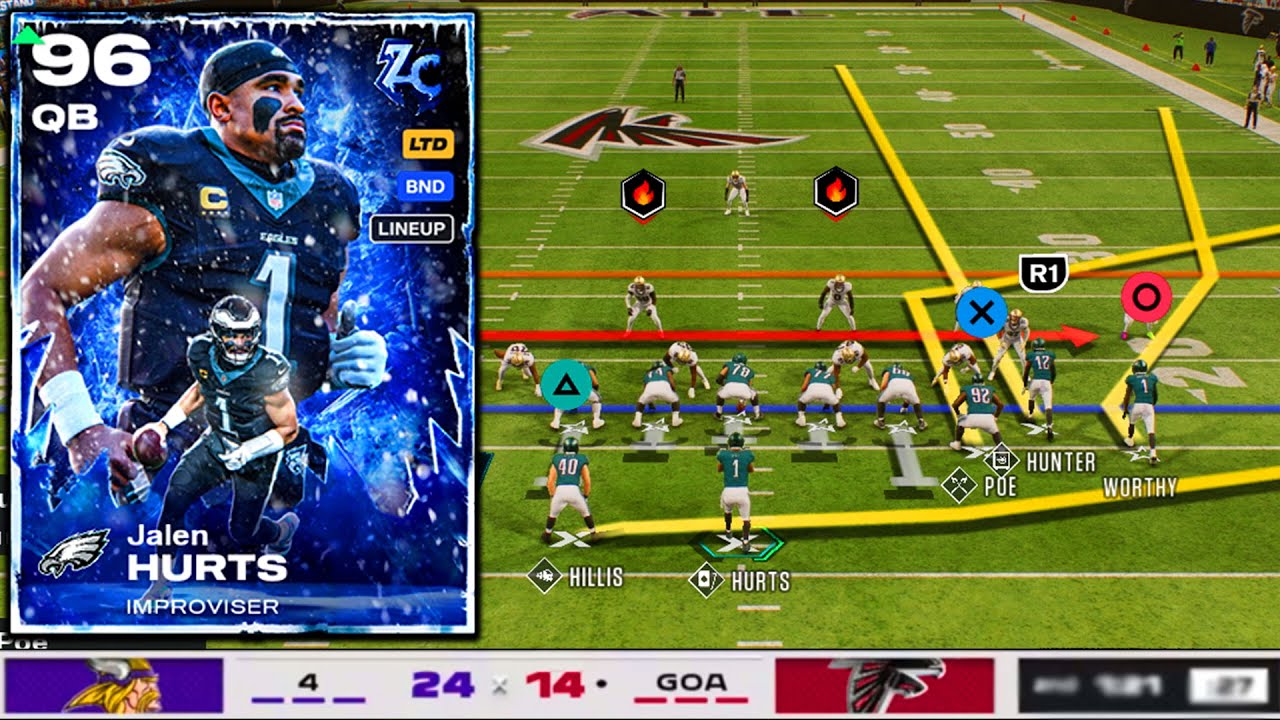 Смогу ли я выиграть свой шестой подряд турнир MUT Gauntlet? При участии 94-го Джалена Херта.
