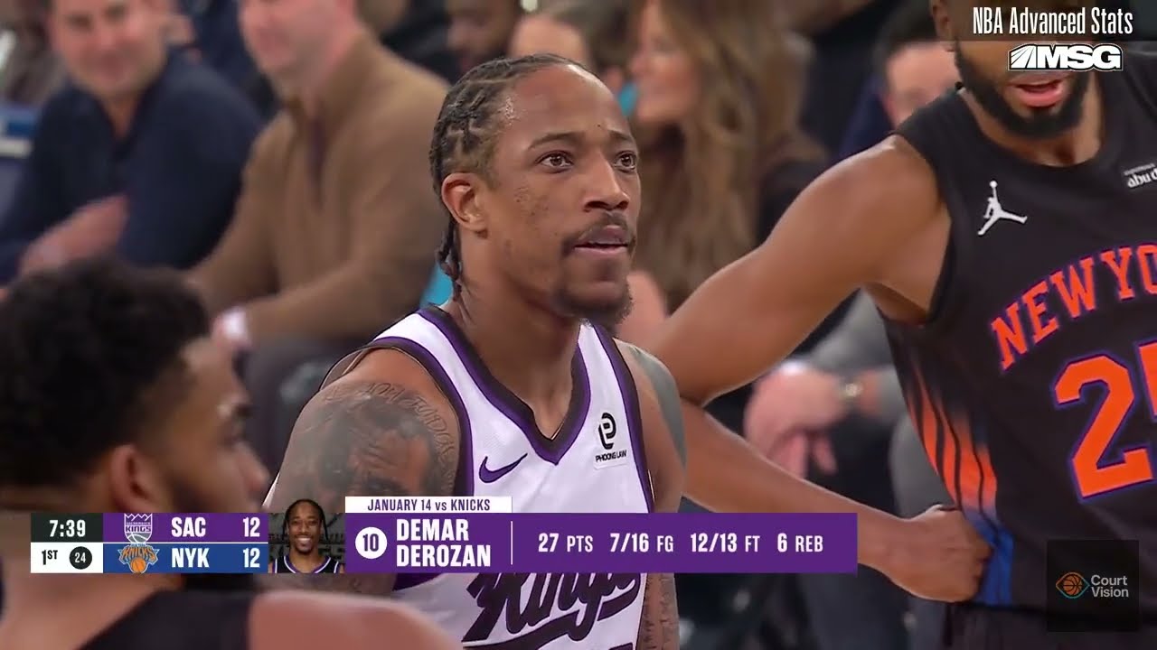 DeMar DeRozan - 34 Points, 5 Rebounds vs Knicks - 2025-26 Regular Season