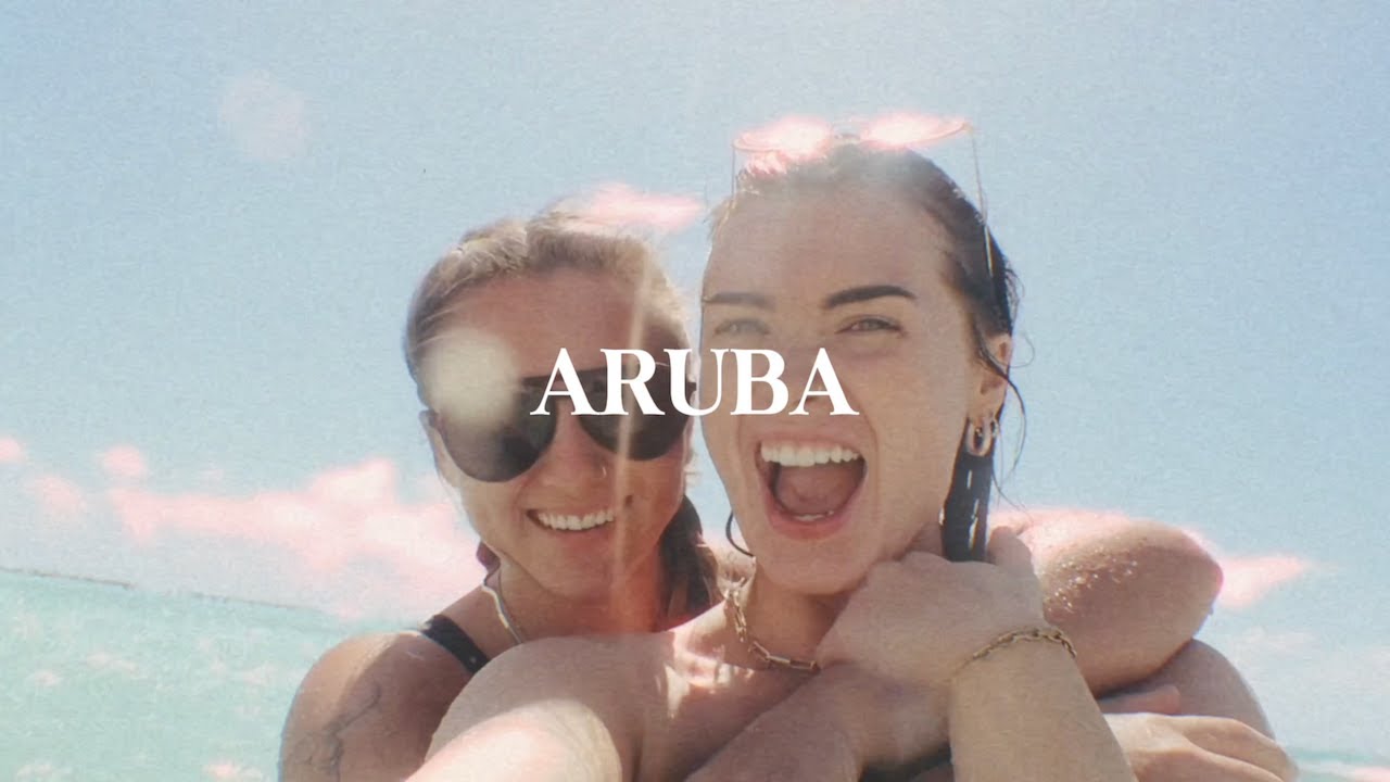 our trip to aruba (it rained the whole time + we crashed a vespa)