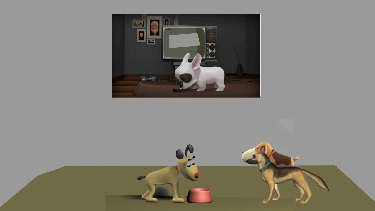 3d animated dog