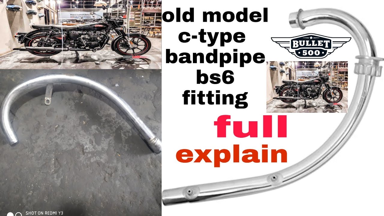 old bullet bend Pipe and silencer UC model fitting | full expain | #bulletmaster