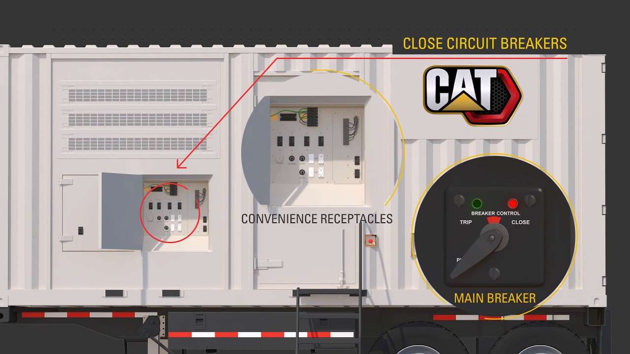 Cat® XQ570 Mobile Generator Start/Stop Training