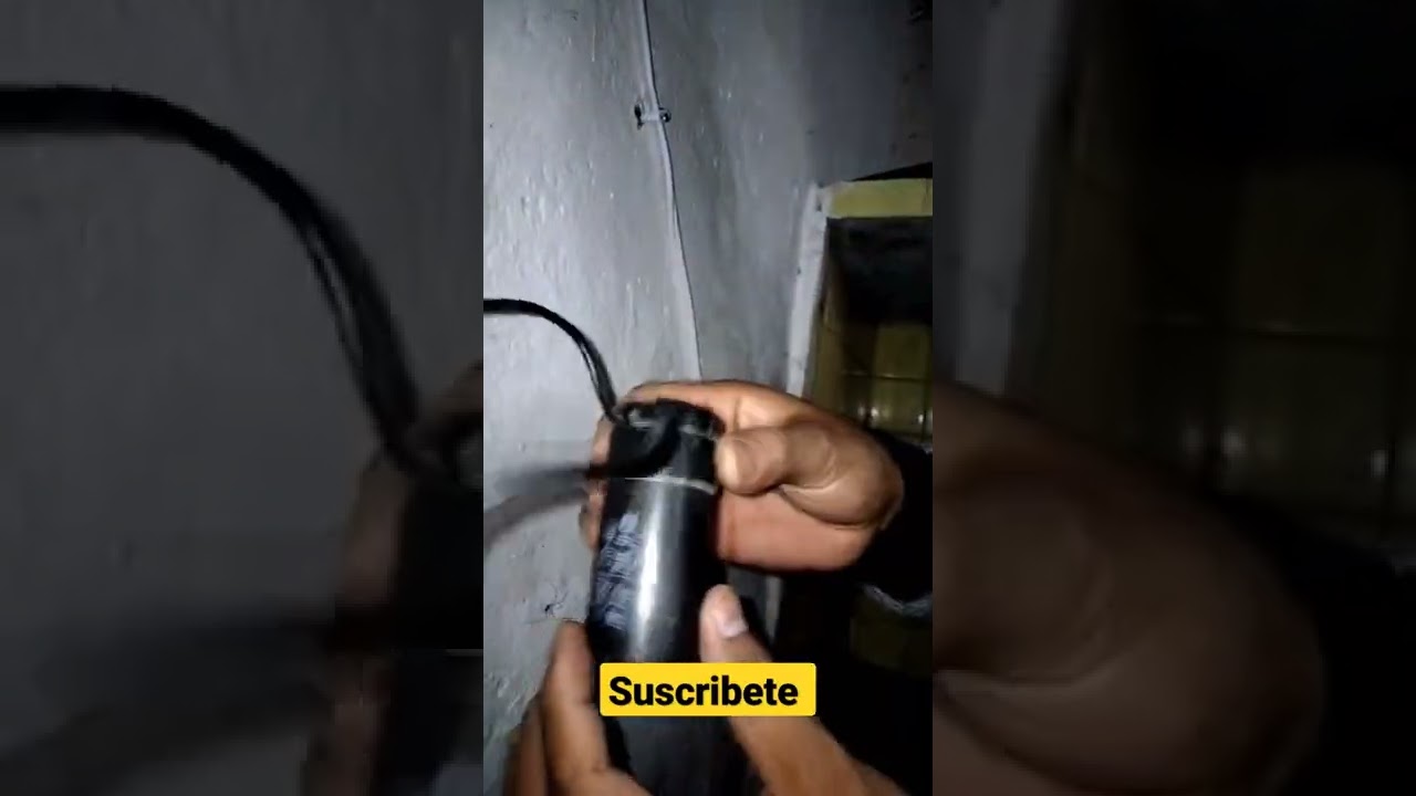 C&oacute;mo checar un capacitor | Directo a la corriente de 120 volts 😱😱😱