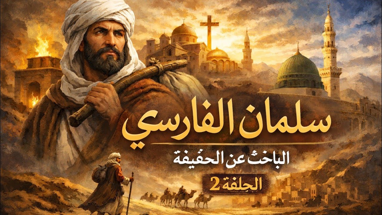 سلمان الفارسي الباحث عن الحقيقة💕|الحلقة 2| سلسة رجال حول الرسول صلى الله عليه وسلم