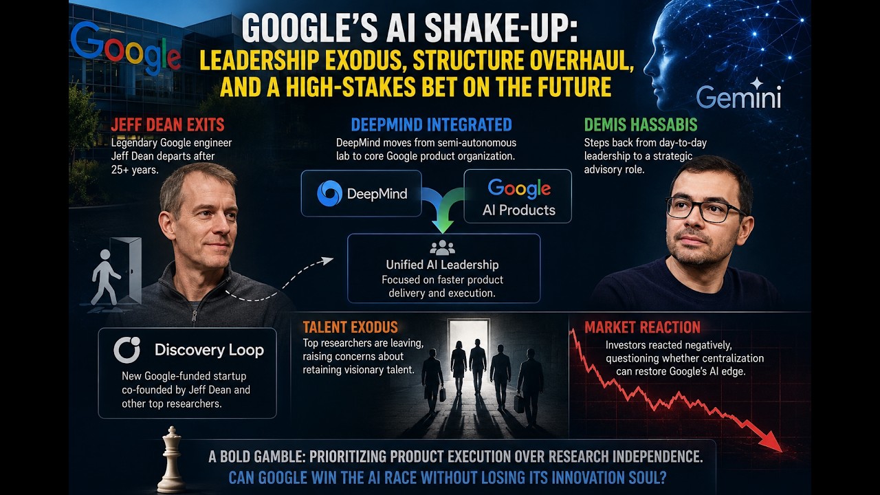 📉 Кадровые перестановки в AI-подразделении Google