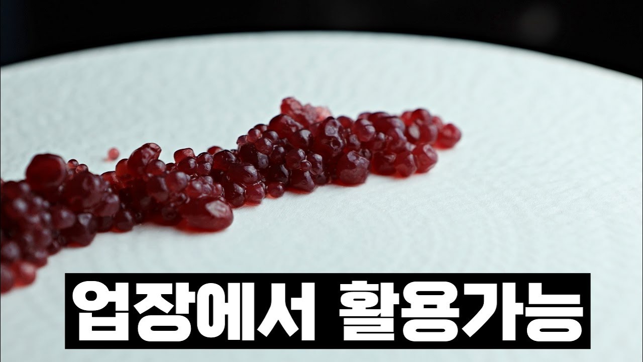 과일 캐비어::캐비어 만들기
