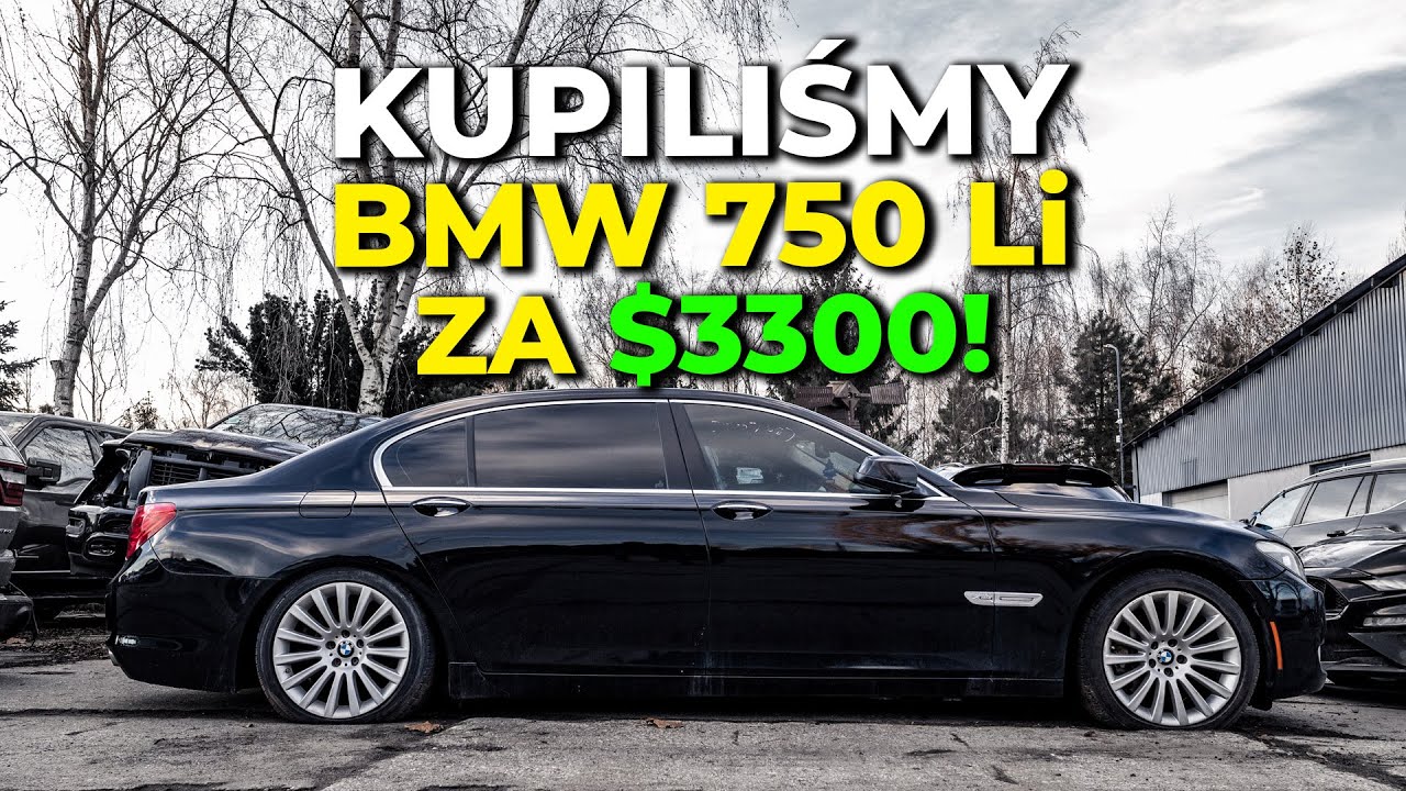 Kupiliśmy BMW 750 Li za $3300 z USA!