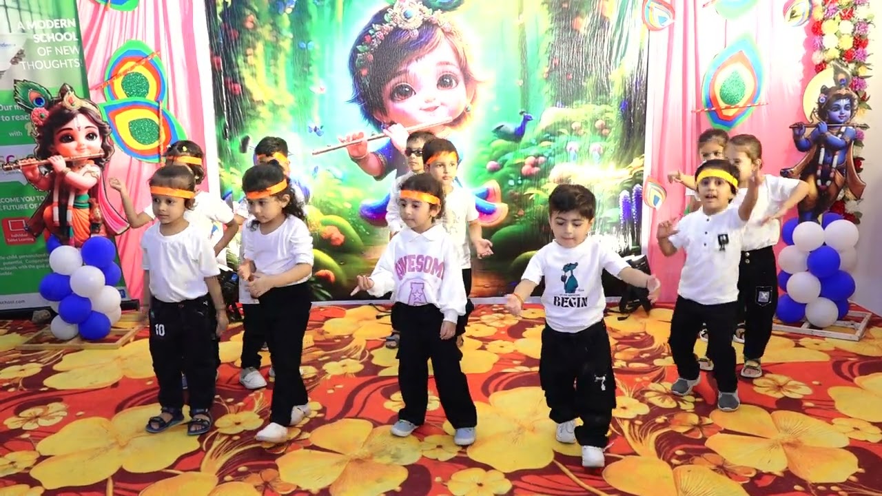 Nursery Kids Dance | Janmashtami Celebration 2025 | THE i-SCHOOL Shajapur