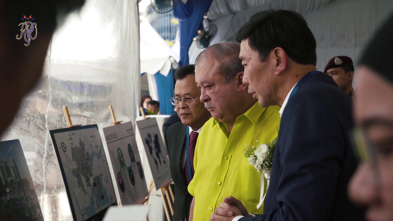 SULTAN IBRAHIM OFFICIATES AT ONE 15 MARINA PUTERI HARBOUR GROUNDBREAKING CEREMONY