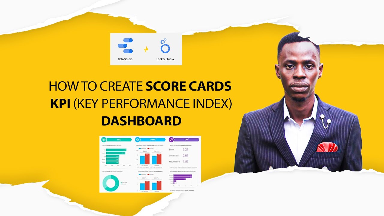 HOW TO CREATE SCORECARDS KPI IN LOOKER STUDIO
