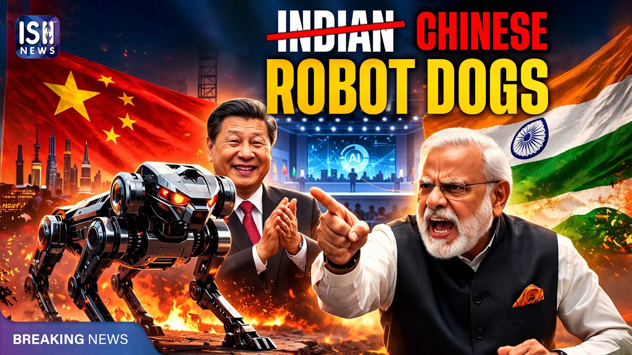 ‘These Robot Dogs Are Chinese, Not Indian': University Thrown Out Of AI Summit | ISH News