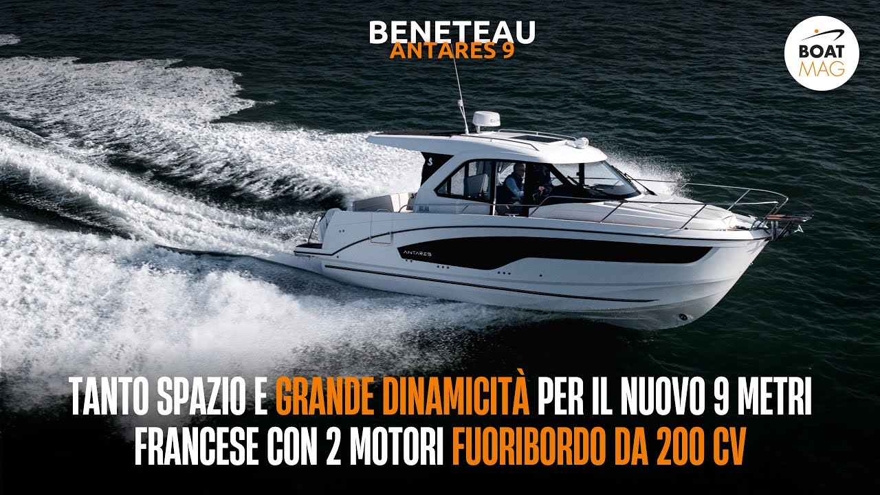 Beneteau Antares 9: boat tour, prova e consumi reali del weekender da 400 cv