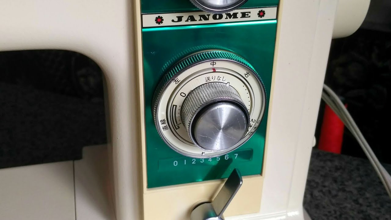 Janome 813 excel цепной стежок.