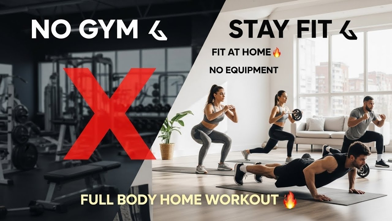 Staying Fit at Home: Easy Exercises, Healthy Habits, and Daily Movement Tips