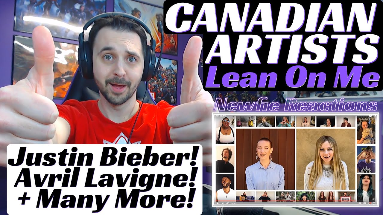Lean On Me Reaction - Canadian Artists Sing for Charity