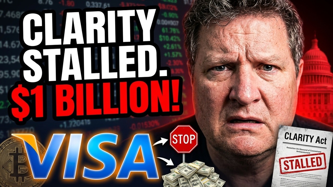 Закон CLARITY застопорился, Citadel тратит 1 миллиард долларов, а Visa полностью уходит в крипту ...
