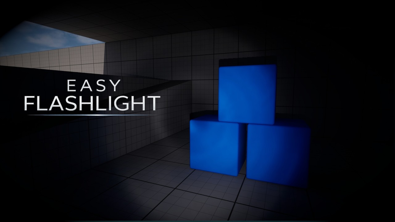 Unreal Engine 5 Fab |  EASY FLASHLIGHT | Showcase