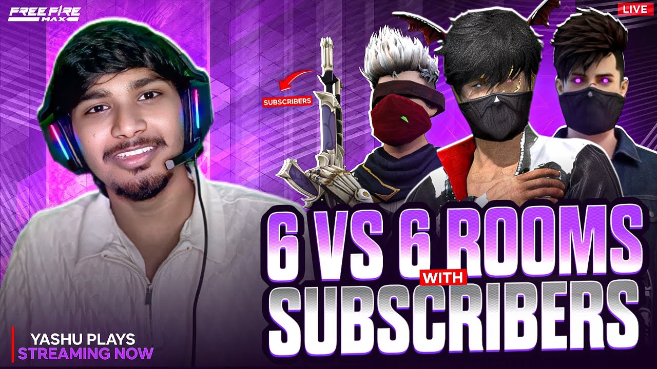6 VS 6 FUN ROOMS !! FACECAM REACTIONS  !! #munnabhaigaming  #dhanushffgamerlive