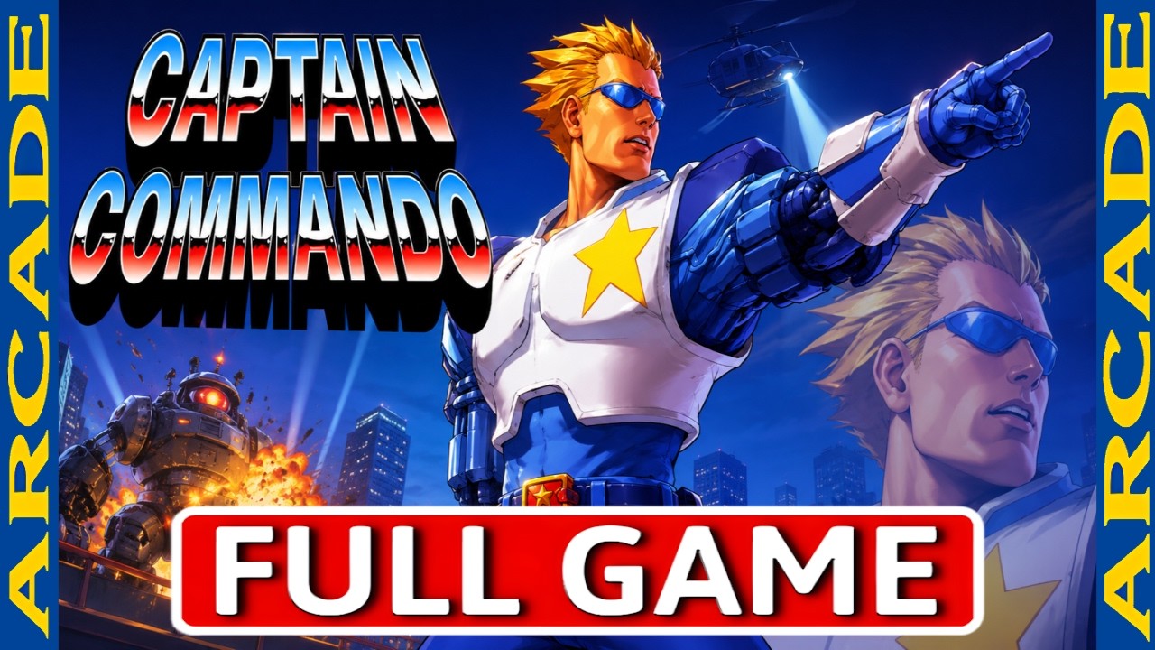 Captain Commando - FULL GAME Walkthrough Longplay