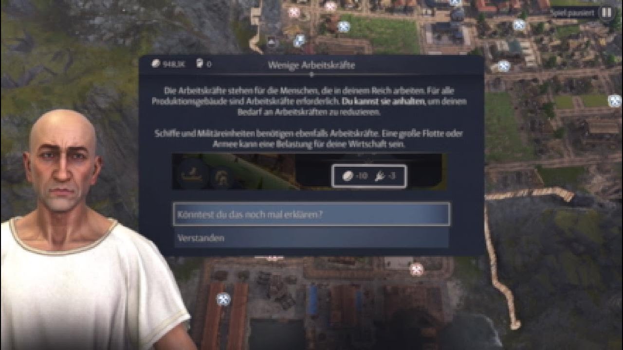 Anno Pax Romana  ARBEITSKRÄFTEMANGEL  (Tutorial) /Tipp