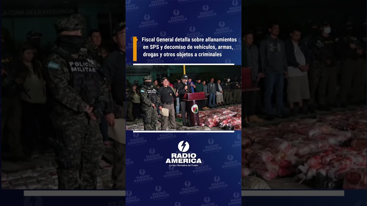 Fuerte decomiso de droga, armas, vehículos y caletas en el norte de Honduras