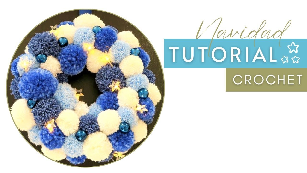 🎄CORONA NAVIDAD |  POMPONES | CHIC DIY✨