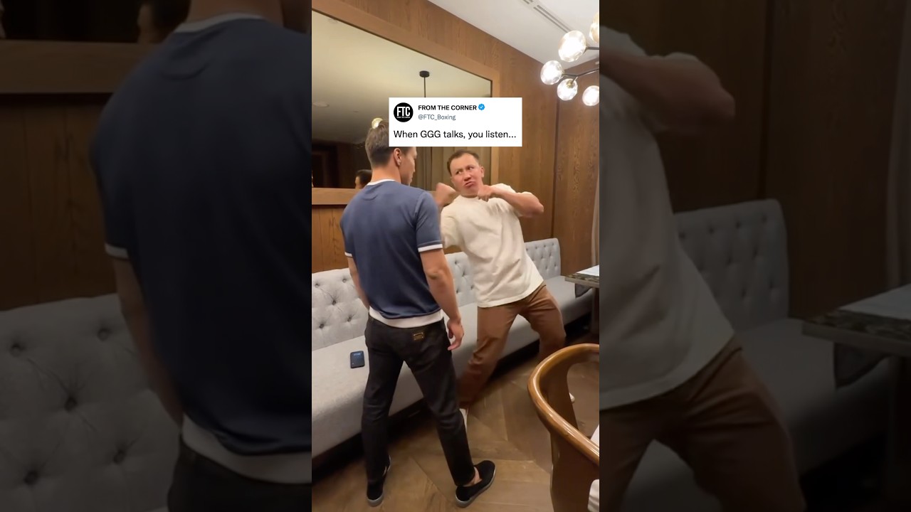 When Gennady Golovkin Is Your Boxing Coach&hellip;