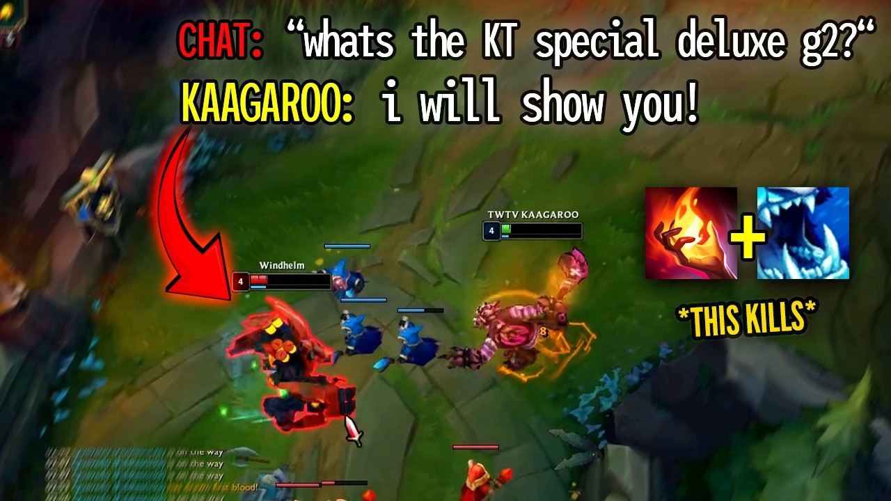 KT SPECIAL DELUXE G2 LEADS TO FIRST BLOOD 🙀 (SEASON 16) - Trundle vs. Malphite
