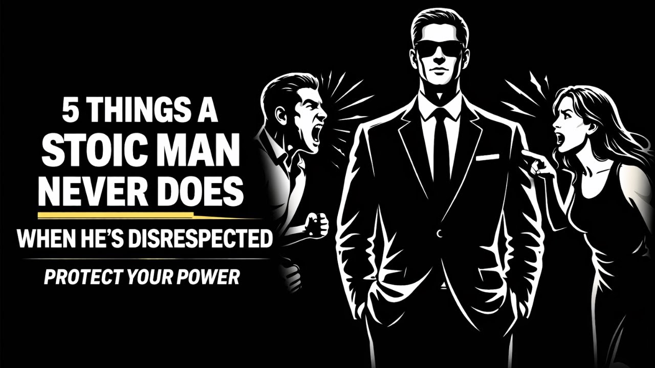 5 Things a Stoic Man Never Does When He’s Disrespected, Protect Your Power