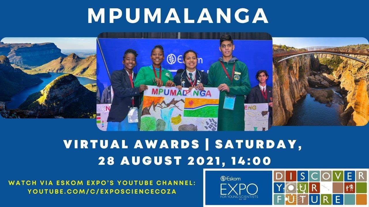 Eskom Expo for Young Scientists 2021 Provincial Virtual Awards Ceremony for Mpumalanga